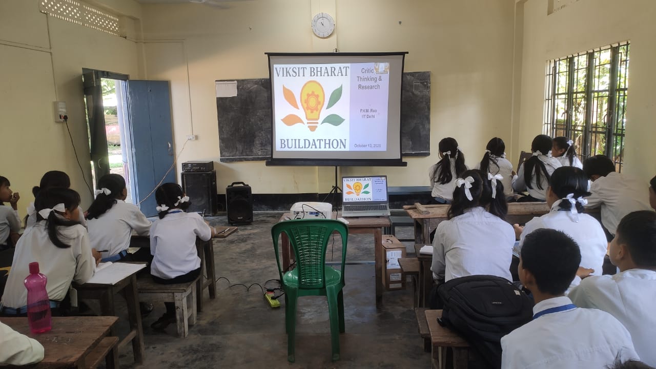 Attending Vikshit Bharat Buildathon online